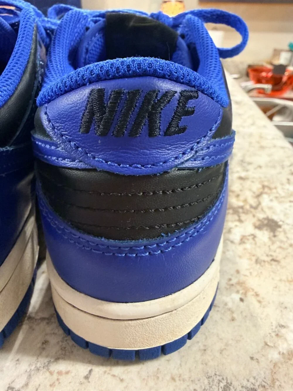 Nike Dunk Low GS Royal/Black 6.5Y or Women's 8 Clean Classic Colorway